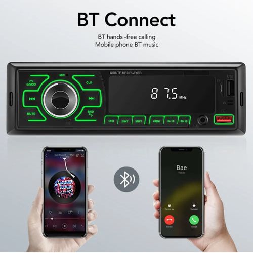 Poste Radio Car Stereo - Usb Mp3 Tf Bluetooth - Prix en Algérie