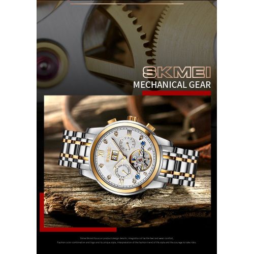 product_image_name-Skmei-Montre Homme M029 - Mécanique-Classique - Argent&Blanc-3