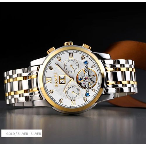 product_image_name-Skmei-Montre Homme M029 - Mécanique-Classique - Argent&Blanc-5