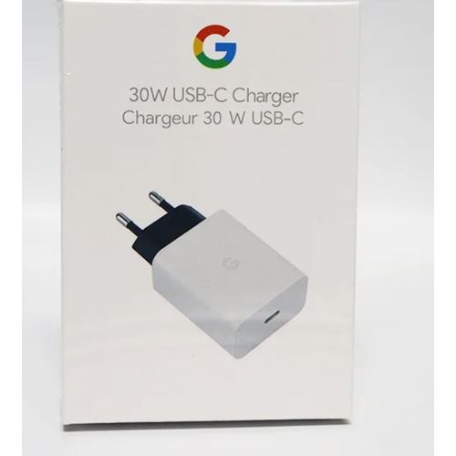 Chargeur PD 30W - Pour Google Pixel 7/6 Pro - Blanc - Prix en