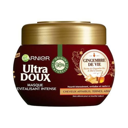 product_image_name-Garnier-Ultra Doux Masque Revitalisant Intense au Gingembre de Vie-300ml--1