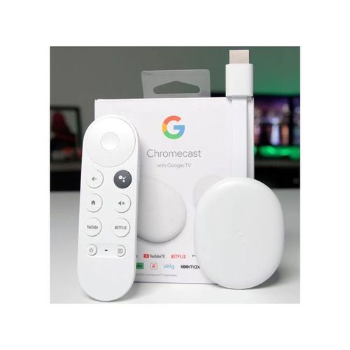 Chromecast Streaming Stick FHD - 60FPS-Google TV -4k-blanc - Prix