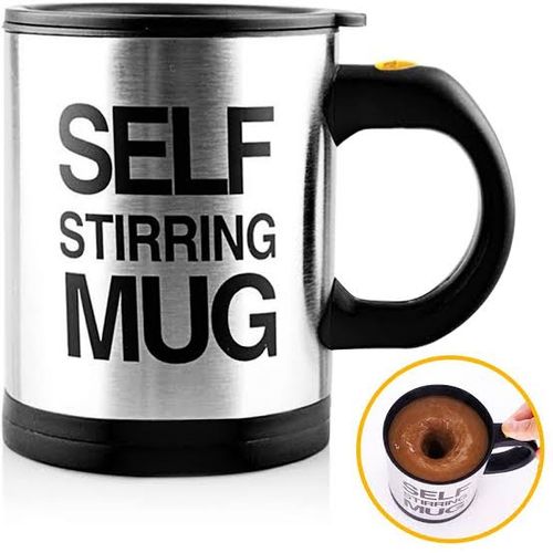 Mug a café mélangeur automatique - Self Stirring Mug - noir - Prix