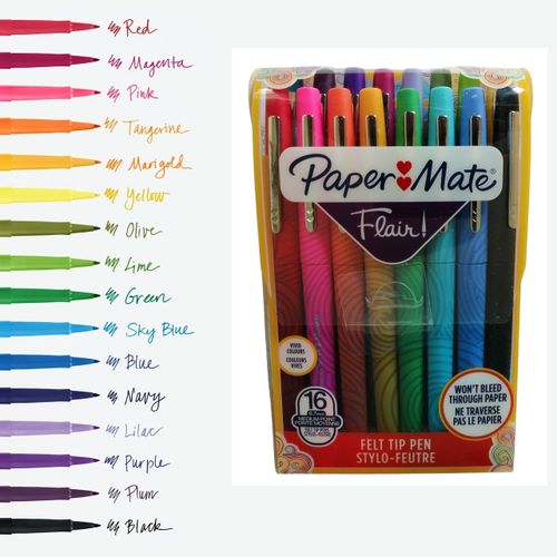 Stylo Feutre Flair Paper Mate - olive