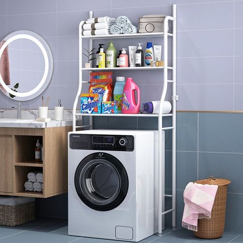 Baoyouni Etagère Salle Bain Métal Supports Rangement Dessus Machine À
