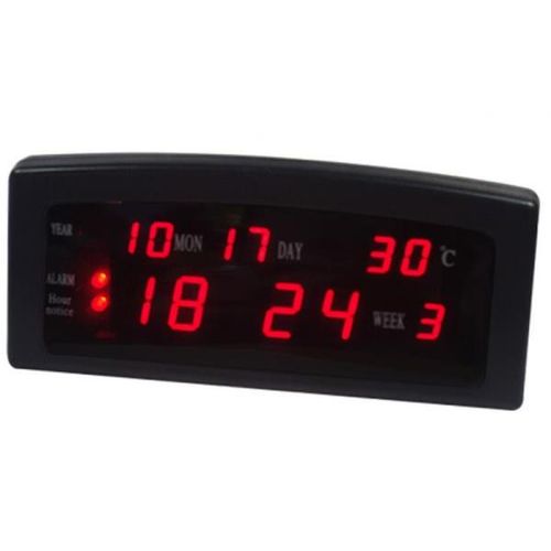 Wewoo - Réveils Horloge électronique de Digital de Tableau de bord commode  de voiture d'affichage à cristaux liquides de calendrier - Réveil - Rue du  Commerce