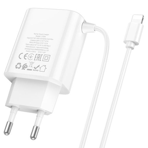 Chargeur pour téléphone mobile GENERIQUE Pack Chargeur pour IPAD Air  Lightning (2 Cables Tresse 3m Chargeur + Prise Secteur Double USB) Murale