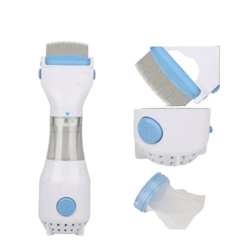 Peigne électrique Anti-poux Avec LED Et Aspiration - Pour Cheveux Longs Ou Courts