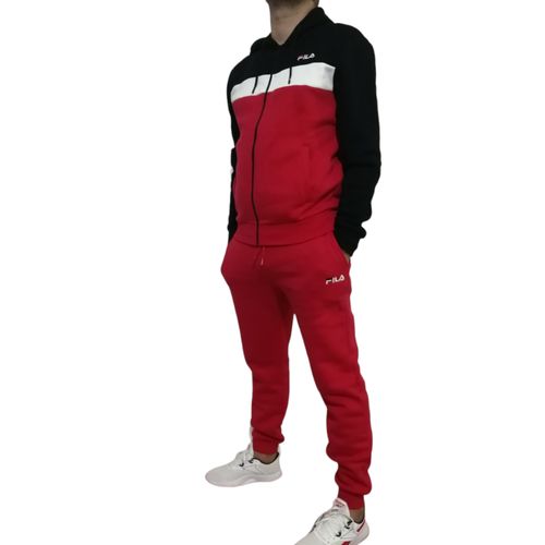 Ensemble de survêtement - Marque - Homme - Rouge - Manches longues