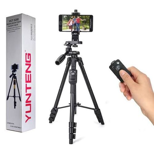 Vdt-5208 - Trépied En Aluminium Pour Smartphone Reflex Caméras - Noir -  Prix en Algérie