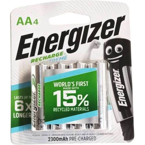 Energizer Accu Recharge Extreme AA (par 4) piles longue durée