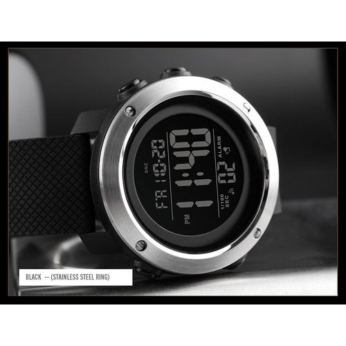 Montre Sport Homme Digitale Etanche 5 Bar avec Chronographe Alarme