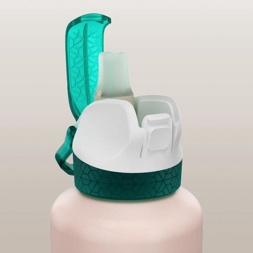 product_image_name-Decathlon-Gourde enfant en alu 0,6L avec bouchon instantané et pipette pour la randonnée-4