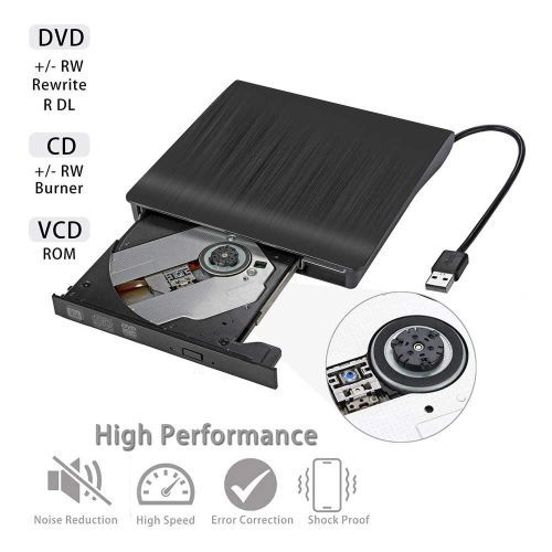 Lecteur de CD/DVD externe USB 3.0 lecteur de DVD/CD-RW lecteur de CD/DVD à  transfert de données haute vitesse compatible