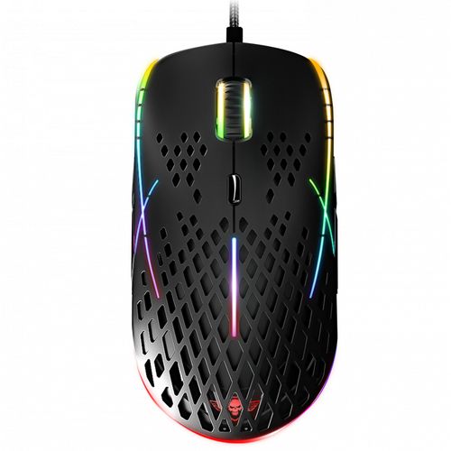 Souris USB Gaming Ambidextre RGB 12400 DPI Max - 1000Hz 8 Boutons