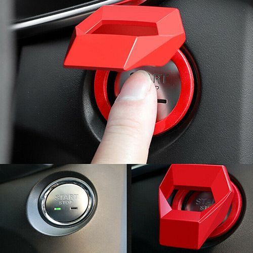 Akozon Couvercle de bouton de démarrage Couverture de bouton de démarrage  de voiture, couvercle de commutateur de auto interieur - Cdiscount Auto