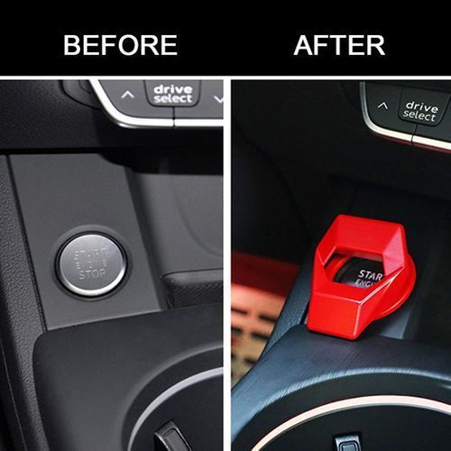 Akozon Couvercle de bouton de démarrage Couverture de bouton de démarrage  de voiture, couvercle de commutateur de auto interieur - Cdiscount Auto