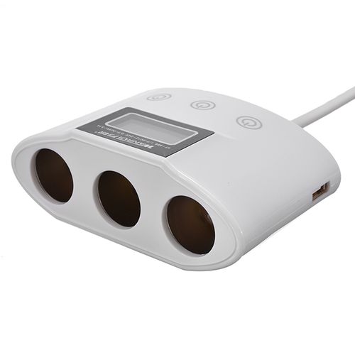 AdaptateurAllume-Cigare vers 2 USB + 3 x Allume-Cigare