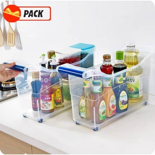 Pack 3 Bac De Rangement Cuisine & Salle De Bain - Prix en Algérie