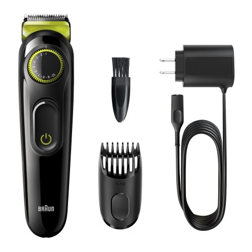 Tondeuse À Barbe Et Cheveux Bt3221 Avec Bouton De Précision - Noir/Vert -  Prix en Algérie