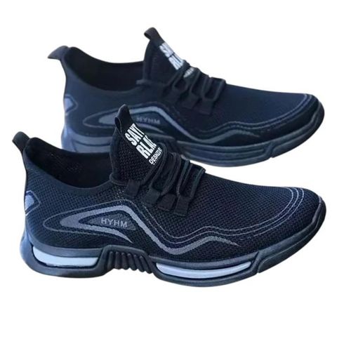 product_image_name-Générique-حذاء رياضي للرجال - أسود قابل للتهوية-1