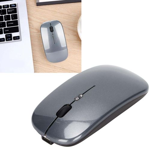 Souris ergonomique rechargeable 2.4G sans fil 6 boutons verticaux 1600dpi  réglable Ordinateur portable PC Souris à batterie en or(Or)