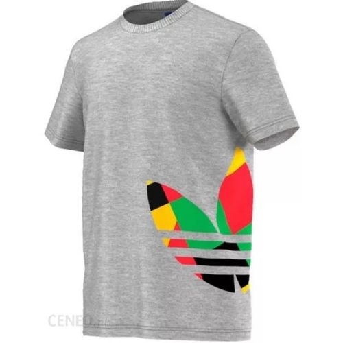 T-Shirt Homme Originals Mosaic Trefoil Tee Cole Rond En Coton Doux Léger -  Gris - Prix en Algérie