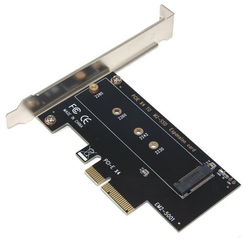 Carte PC Adaptateur PCI express PCI-E X4 vers to M.2 NVME SSD 2230-2280 -  Prix en Algérie