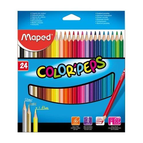 Boite de crayons-craies 24 couleurs