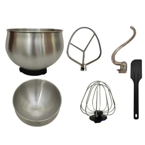 product_image_name-RAYLAN-RP-1300/5S/B pétrin 5L 1300w Bol en acier inoxydable 5L Engrenage métallique Réglage de 6 vitesses avec impusion et indicateur LED-3