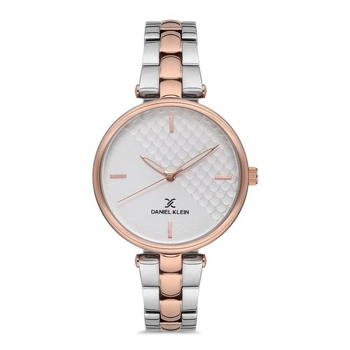 product_image_name-Daniel Klein-Montre Premium Argent / Rose Gold Pour Femme-1