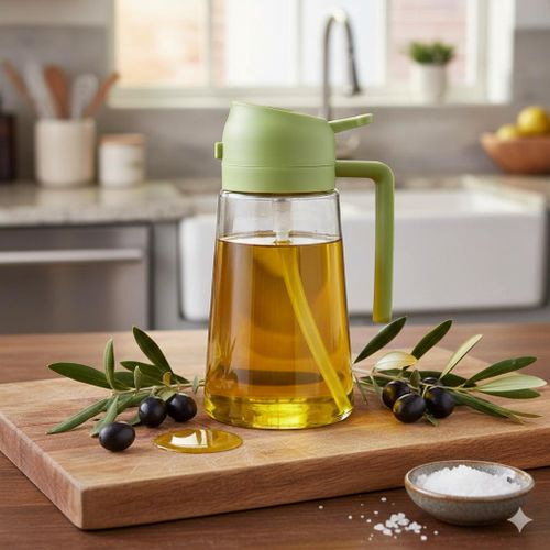 product_image_name-Générique-Bouteille d'Huile Intégrée 2-en-1 (Spray et Verseur)-5