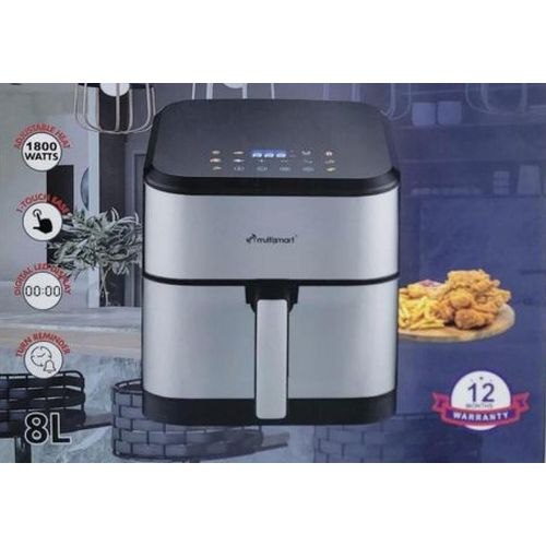 product_image_name-Multismart-Air Fryer Double Résistance Multifonction Sans Huile 8L 1800W-1