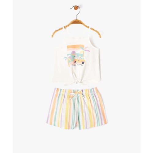 product_image_name-Gemo-Ensemble 2 pièces short et débardeur imprimés bébé fille-1