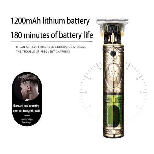 Tondeuse, rasoir à cheveux sans fil rechargeable écran LCD 1200 mAh/  KM-700Y - Prix en Algérie