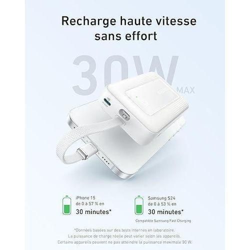 product_image_name-Anker-بنك طاقة زولو 10000mAh 30 واط بطارية خارجية، سرعة عالية، كابل مدمج USB-C، 1 منفذ USB-C و A أسود-8