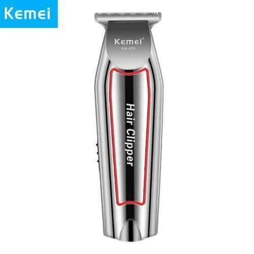 product_image_name-Kemei-Tondeuse À Cheveux & Barbe Rechargeable -Km 032- Gris-1