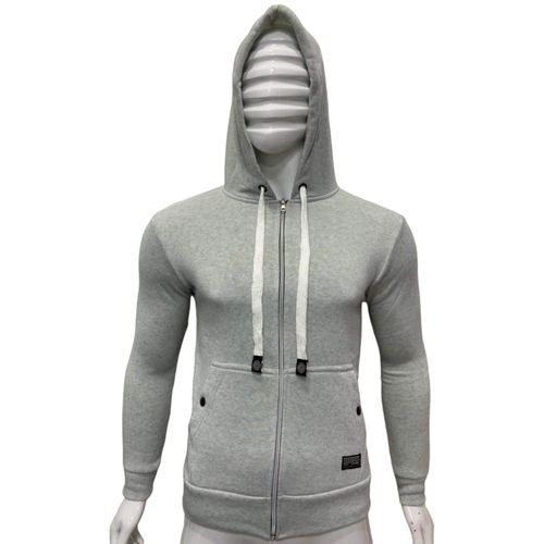 Sweat-shirt À Capuche En Polaire Avec Fermeture Éclair Pour Homme