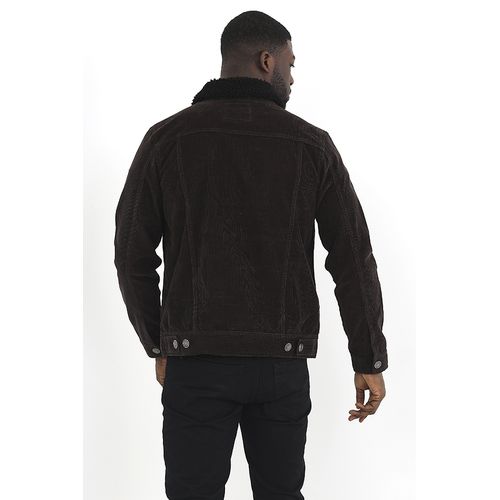 Veste velours homme, marron foncé