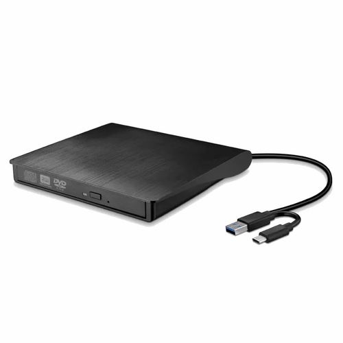 Lecteur DVD Externe, USB 2.0 DVD RW Graveur de CD Slim Drive Graveur Lecteur  Lecteur pour PC Portable 