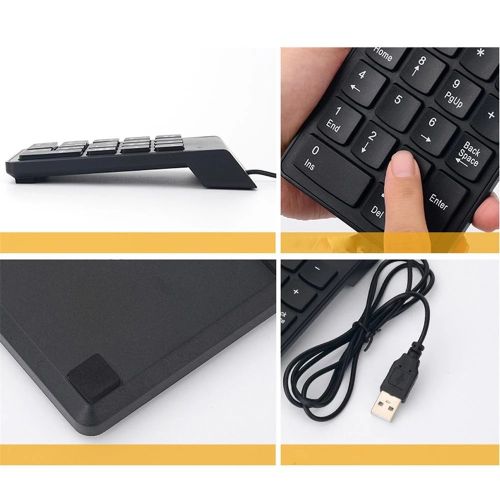 Mini-clavier pavé numérique universel filaire USB 18 touches laptop  tablette - Prix en Algérie
