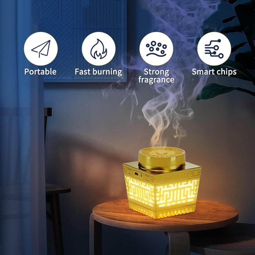 product_image_name-Générique-موقد بخور كهربائي بخور 3 في 1 + مكبر صوت قرآني + ساعة أذان حامل عود قابلة للشحن بتقنية البلوتوث APP صوت عالي الدقة مكعب 27 قارئًا 25 ترجمة مصباح-2