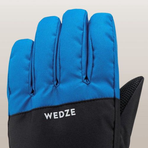 product_image_name-Decathlon-فازات تزلج دافئة ومقاومة للماء للأطفال - 100 لون أزرق ورمادي-8