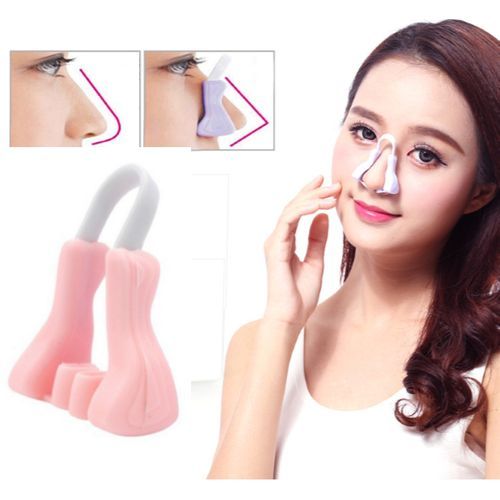 Pince-nez de beauté en silicone pour le nez avec clips pour le