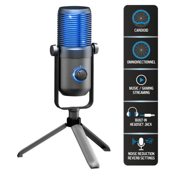 Microphone Pro pour Streaming, Podcasts, ASMR, Instruments de Musique MIC-EKO900  - Prix en Algérie