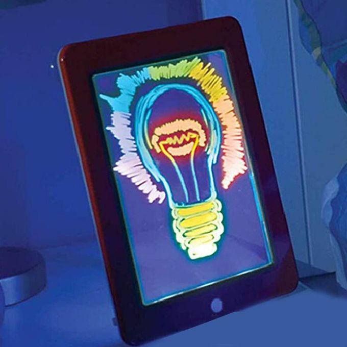 Magic Pad Ardoise 3D Lumineuse Éducative Avec Feutres Pour Enfants - Vert -  Prix en Algérie