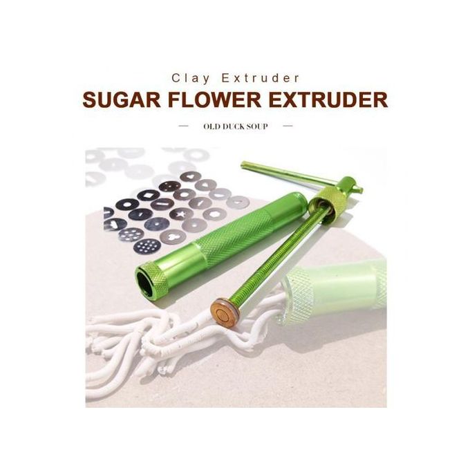 SZXMDKH Extrudeuse à Fondant, en Acier Inoxydable, avec 20 disques  interchangeables pour pâte à Sucre et pâte à Sucre, Outil de décoration  pour Fondant : : Cuisine et Maison