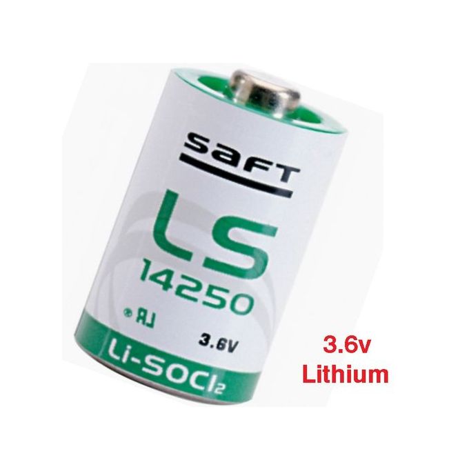Batterie 3.6v Lithium Li-SOCI2 LS 14250 Pile // LS142503 6volt Sans  Emballage - Prix en Algérie