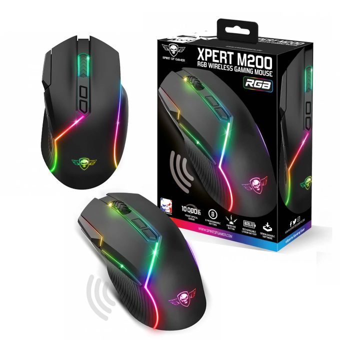 Souris RGB Bluetooth 24G Souris De Jeu Large Sans Fil 12800 DPI