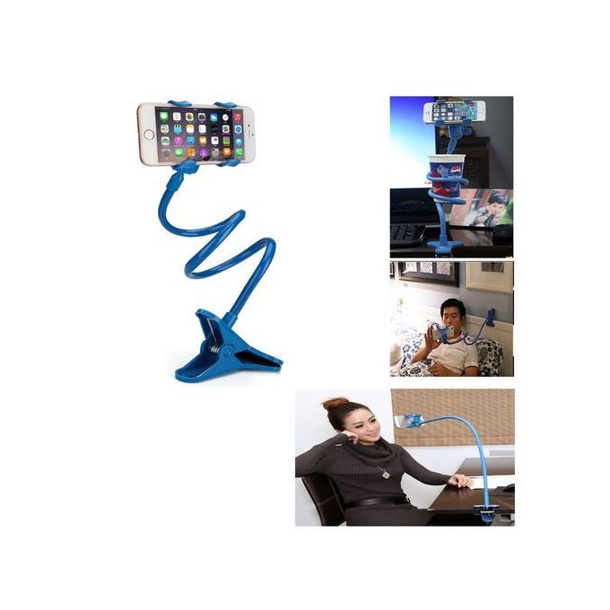 Support Téléphone Long Et Flexible 60 Cm - Rotation 360° - Blanc - Prix en  Algérie